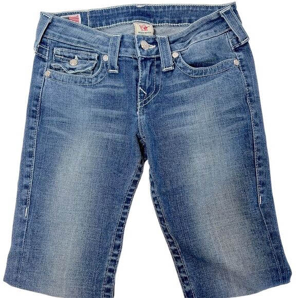 True Religion Jeans Swarovski Crystal World Tour Patch Size 26 - Picture 16 of 16